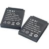 ATRIDC LQ S1 Batteria per Smart watch, LQS1 3.7 v 380 mAh Batteria（2 PCS）