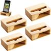 usefulbeauty Amplificatore Audio in Legno Supporto e Megafono Minis Base Altoparlante