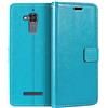 Shantime Custodia Portafoglio in Pelle PU Compatibile con Asus Zenfone 3 Max ZC520TL, Cover con Chiusura Magnetica, Tasche per Carte e Funzione Stand