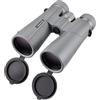 BRESSER Binocolo 10 x 50 Wave, impermeabile, con vetro BaK-4, rivestimento UR, protezione per gli occhiali, adatto per l'uso al crepuscolo e astronomia, grigio (1331050)