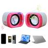 Generico Altoparlante stereo alimentato tramite USB, altoparlanti per computer per desktop | Altoparlante multimediale portatile Altoparlante per computer - Altoparlante USB con versatilità multimediale con qu