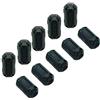 YARADECRO 10 clip ad anello in ferrite con nucleo RFI EMI per soppressori del rumore, filtro ad alta frequenza, anti-interferenza, per cavo dati USB per altoparlanti (diametro interno 7 mm)
