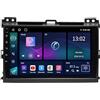 WOMGKDA 9 Pollici Android 13 Autoradio per Toyota Land Cruiser Prado 120 LC120 2003-2009 Navigazione GPS Touch screen con Bluetooth SWC FM RDS Radio AHD WIFI DVR Ventola di raffreddamento(2+32G)