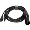 Annadue Cavo HiFi con XLR Maschio Bilanciato a 4 Pin per HD650 HD600 HD580 HD660S HD58X HD565 HD545 HD535 HD6XX Cavo di Aggiornamento di Ricambio per Cuffie