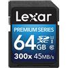 Lexar LSD64GBBEU300 SDXC Platinum II classe 10 USH-I U1
