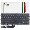 new net Keyboards - Tastiera Compatibile con Notebook dell Precision 5520 5530 5510 5540[ Layout ITA - Senza Frame - Retroilluminata ]