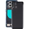 Generic Pannello posteriore in vetro compatibile per Oppo Find X3 Pro Modello CPH2173 - Coperchio posteriore della batteria, parte di ricambio (nero)