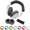 Voarmaks Kit di ricambio per cuffie Pioneer HDJ-X5, X5BT, HDJ-X7, X7BT, HDJ-X7BT, HDJ-X10 DJ con imbottitura in schiuma con memoria (cuscinetti per le orecchie e archetto)
