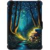 SGKITM Custodia Kobo Clara HD 2018 Cover Pelle Silicone Flip 360° Automatici Svegliati o Sonno Funzione Magnetico Airbag Antiurto Design Interessante Cover per Kobo Clara 2018 HD Schermo 6 (15)