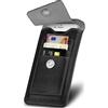 ONEFLOW Zeal - Custodia per Honor Magic V2, con scomparto per carte di credito, in pelle PU, con protezione a 360 gradi, minimalista, con magnete, colore: Nero
