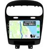YUNTX [8GB+256GB] Android 14 Autoradio per Fiat Freemont/Dodge Journey (2012-2016)-[Incorporato Carplay/Android Auto/DSP/GPS]-9 Pollice IPS 2.5D Touch Screen-CAM+MIC-DAB/AHD Camera/Bluetooth 5.0