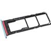 Mainhattan Mobile Porta Scheda SIM per Motorola Moto E20 (XT2155) + Carrello Memoria Micro-SD, Sostituzione Originale, Azzurro