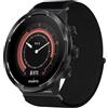 GIOPUEY 24mm Cinturini Compatibile con SUUNTO 9 BARO, Cinturino in Morbido Nylon Intrecciato [Unisex] [Traspirante] - Black