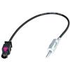 TechExpert - Cavo adattatore Fakra maschio Iso maschio compatibile con antenna autoradio nero