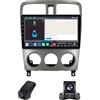 Yihyati Autoradio Android per Subaru Forester SG 2002-2008, Stereo con Schermo 9 pollici,Wireless Carplay e Android Auto/DSP/4GLTE 5GWIFI/Radio RDS FM AM/GPS + Telecamera posteriore(M150CP)