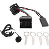 Qiilu Ricevitore Aux Bluetooth per Auto, Adattatore per Auto Bluetooth Ausiliario, Qiilu Cavo Adattatore Audio Wireless Bluetooth 5.0 Aux in Cavo Per Ford Focus Mondeo Fiesta Fusion 6000CD