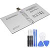 7XINbox 7.5V 5087mAh 38.2Wh DYNR01 G3HTA027H Batteria di ricambio per Microsoft Surface Pro 4 1724 Series