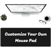Naispanda Tappetino per mouse da gioco grande personalizzato (30cm x 80cm) Tappetini per il Mouse personalizzati per tastiera del computer con Foto Testo personalizzata mouse pad per giocatori Studio ufficio