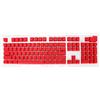 NutriEss 106 Chiavi PBT KeyCaps 2 colori Modello di iniezione OEM Trasmissione leggera TRASMISSIONE CHIEDE CHIAMATI CHIAMANO GREEN per tastiera meccanica (Red)