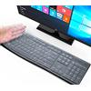 imComor Copertura ultra sottile per tastiera wireless Logitech MK270 e Logitech K200 K260 K270 MK200 MK260 MK270 MK275 MK295, accessori Logitech MK270, trasparente (layout USA)