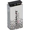 Ultralife Batteria al Litio Ultralife tipo cr9 V 9 V di blocco, Litio 9 V