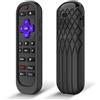 Fintie Custodia in silicone per Roku Voice Remote Pro (2a edizione), nero