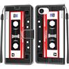 KENHONER Cover Compatibile con iPhone 17e, Premium Pelle PU Portafoglio Flip Libro Custodia per iPhone 16e [Protezione Completa] - cassetta audio