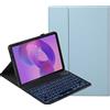 YKWXSC Cover con Tastiera per Lenovo Yoga Tab 11,1 Pollici Tablet 2025, Disposizione ltaliana con 7 Colori Illuminato Senza Fili Staccabile Custodia, Blu