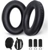 Voarmaks Cuscinetti auricolari di ricambio compatibili con cuffie aeronautiche Bose A20, include inserti interni in schiuma per auricolari, 3 coperture per microfono, pelle proteica confortevole,