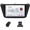 Yihyati Radio Auto per Volkswagen Tiguan 2 Mk 2016-2022 - Radio Android da 10 Pollici con Senza fili Carplay e Android Auto - DSP RDS FM 4G LTE e WlFl integrati + Telecamera di Retromarcia(C30Plus)
