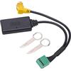 Cosiki Aggiorna MMI 3G AMI 12 Pin Bluetooth 5.0 Adattatore Cavo AUX per S5, Connessione Stabile e Suono Chiaro, Divertimento Musicale con Altoparlante per Auto