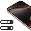EYSOFT Cover anteriore per fotocamera compatibile con iPhone 16/16Plus/16Pro/16Pro Max, copertura per webcam protegge la privacy e la sicurezza, non influisce sull'ID viso, confezione da 2, colore