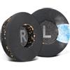 SOULWIT Cuscinetti Auricolari Ricambio in Gel Refrigerante da 70 mm per AKG Y50/Y50BT/Y55/K618/K619 On-Ear Cuffie, Cuscinetti Auricolari con Schiuma ad Alta Densità per L'isolamento dal Rumore