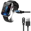 Blueshaweu Cavo di ricarica compatibile con Marsyu 1,96 pollici ECG Smartwatch NX13, cavo caricatore stazione di ricarica per Marsyu NX13 Smartwatch (nero)