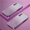 PAIX Custodia Telefono Trasparente Compatibile con OPPO Find X2 Lite Cover Cornice Elettroplaccata Gradiente Glitter Protettiva Sottile TPU