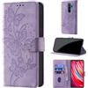 CaseGla Cover per Xiaomi Redmi Note 8 Pro [Blocco RFID] Custodia Portafoglio Premium Pelle PU Wallet Case Flip Libro con Porta Carte Slot Supporto, Viola