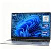 AKEDA Notebook 15,6 con Processore N95 Quad Core, 16GB RAM 128GB, Schermo FHD IPS,Tastiera Retroilluminata,Lettore di Impronte,PC Portatile Leggero per Studio,Lavoro e Casa(Tastiera UK+pellicola IT)