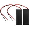 Uinfhyknd 2 x batterie AAA da 3 V, per batteria, con on/interruttore, copertura
