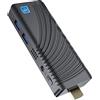 OUVISLITE Mini PC Stick Intel Celeron N4000 (fino a 2.6GHz) Windows 10 Pro Mini Computer Stick 4GB DDR4 64GB eMMC Micro Fattore di forma per desktop Supporto PC 4K HDMI, 2.4G/5G WiFi, Bluetooth 4.2, Auto Power