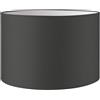 home sweet home collection Home Sweet Home Moderno Paralume Bling | cilindro | 30/30/20cm | Antracite | Paralume in tessuto di cotone | per attacco E27 | testato RoHS | per lampada da tavolo, lampada da terra