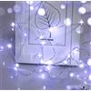 cshare Catena di luci a LED, 3M 30 Micro Led Stringa Luci a Batteria,Catena Lucine Fata Filo di Rame Argentato Decorative per Interni e Esterni,Feste,Giardino,Natale,Matrimoni,Stanza (Bianco freddo)