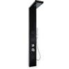 METAFORM Colonna Doccia Idromassaggio Nero Opaco in Alluminio Verniciato Mod. Manhattan Black