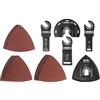 Einhell - Kit di avviamento per strumenti multiuso, 17 pezzi, 1 lama per segmento, 3 lame per sega a immersione, 1 piastra abrasiva delta, 12 carta vetrata)
