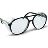 SAS Safety 5125 Classic Safety Glasses with Polybag, Black Frame/Clear Lens by SAS Safety