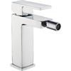 AMBRA WATER Rubinetto miscelatore monocomando per bidet serie green 2.0 scarico 11/4 (Cromato)