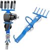 TANIASHOP Supporto Magnetico da officina per attrezzi ad aria compressa Supporto Magnetico per ponte sollevatore, carrello da officina per Bussole Avvitatore ad Aria con Portata 15 Kg