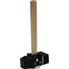Probst GH ERGO - Martello in gomma, 2,9 kg, colore nero, manico L, 1000 mm