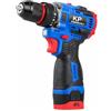 komiprotect KP ULTRADRIVE Komiprotect Trapano Avvitatore ad Impulsi Brushless 16.8V, 50 Nm Max, 2 Velocità, Kit 2 Batterie 2.0Ah, Avvitatore a Batteria Professionale con kit inserti inscusi