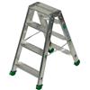 FACAL SGABELLO DUPLA IN ALLUMINIO 3 GRADINI + PIANO CON DOPPIA SALITA