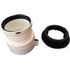Ariston Thermo 3318369 Kit Adattatore 60/100-80 per Fumisteria Caldaia a Condensazione, Bianco